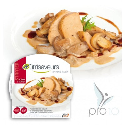 Poulet aux champignons (1plat préparé)