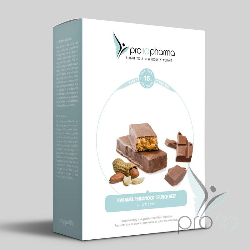 Barre au caramel et arachide (7portions)