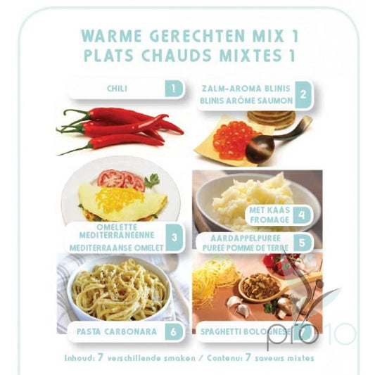 Mix repas (7portions)