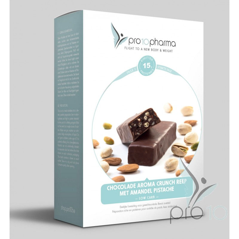 Barre chocolat amande et pistache (7portions)